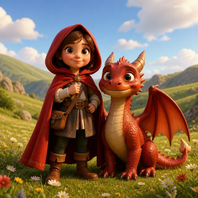 The same scene in the 3D Film style